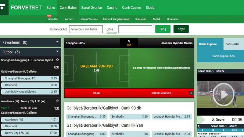 Forvetbet Canli Bahis