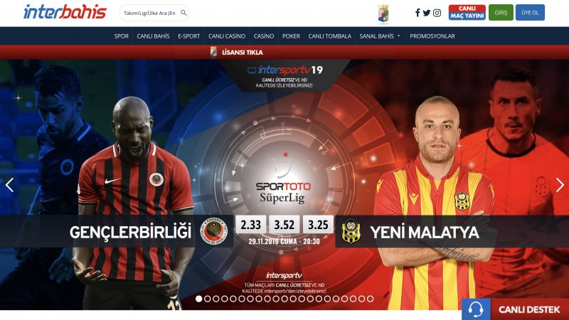 Interbahis Yeni giriş adresi
