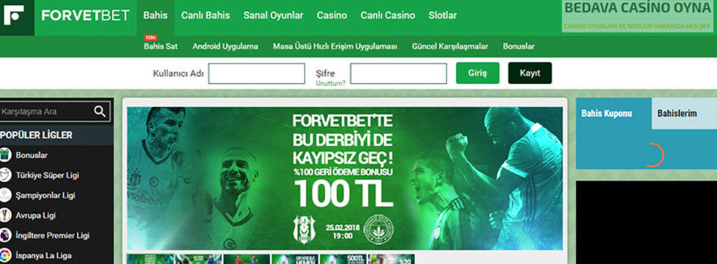 Forvetbet Promosyon Kodu