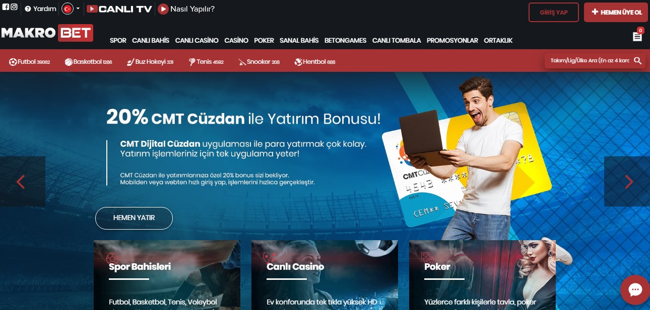 Makrobet Promosyon Kodu